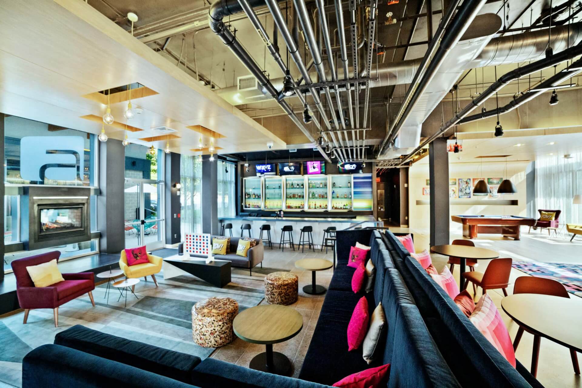 Aloft Nashville Franklin The lobby at Aloft Nashville Franklin