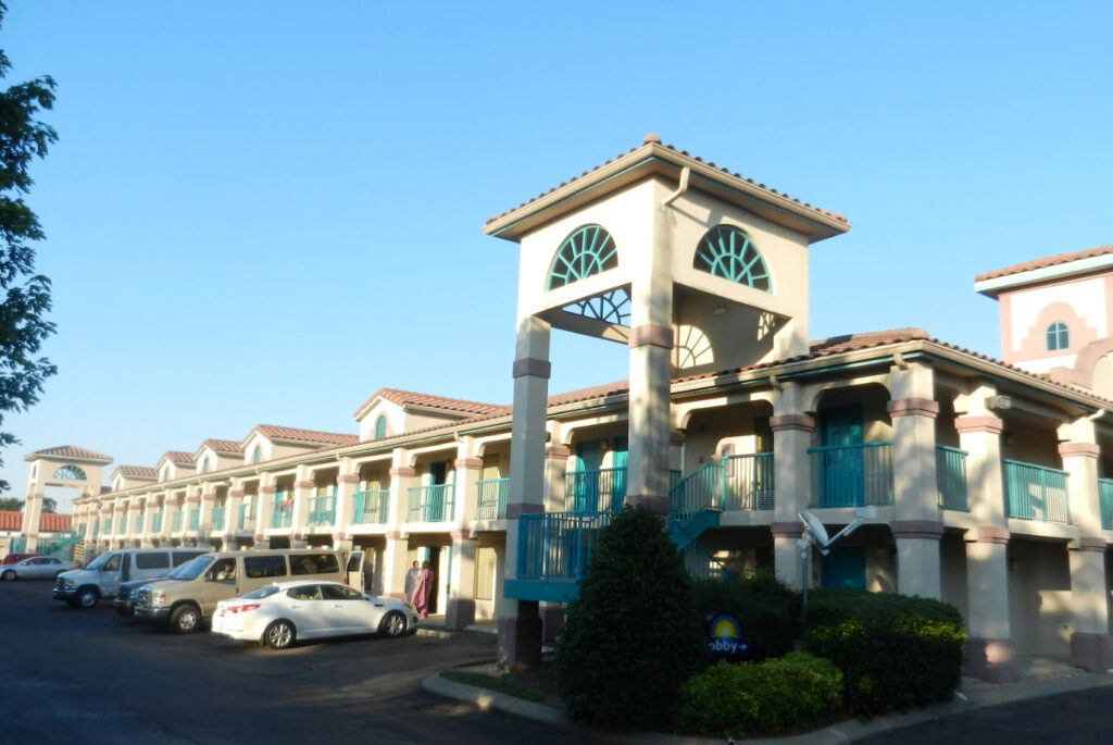 The exterior of the Days Inn